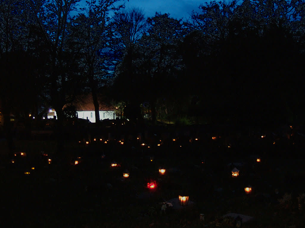 Allhelgonahelgen på kyrkogårdenFoto: Bernt Svensson