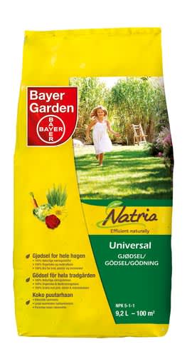 Natria Universalgödsel från Bayer.
