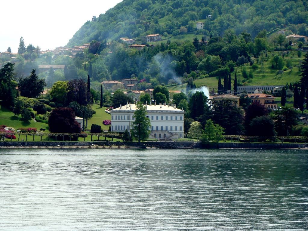 Villa Melzi sett från sjön. På återseende!