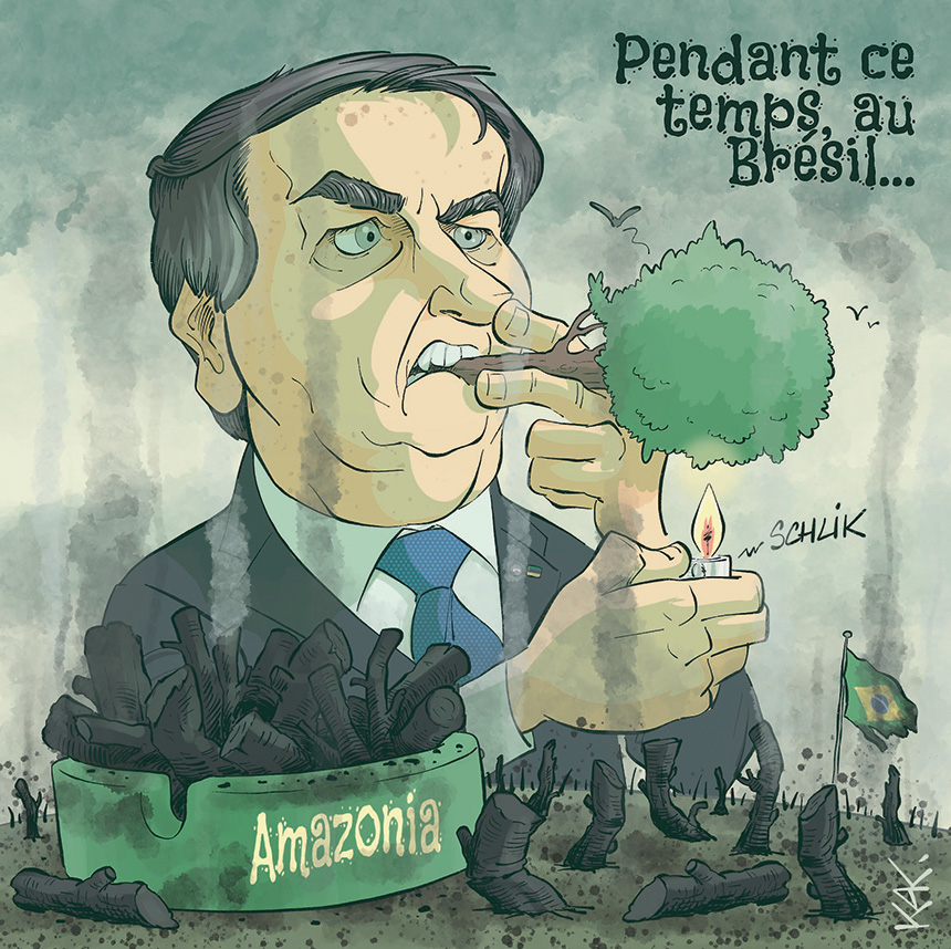 Caricature Bolsonaro