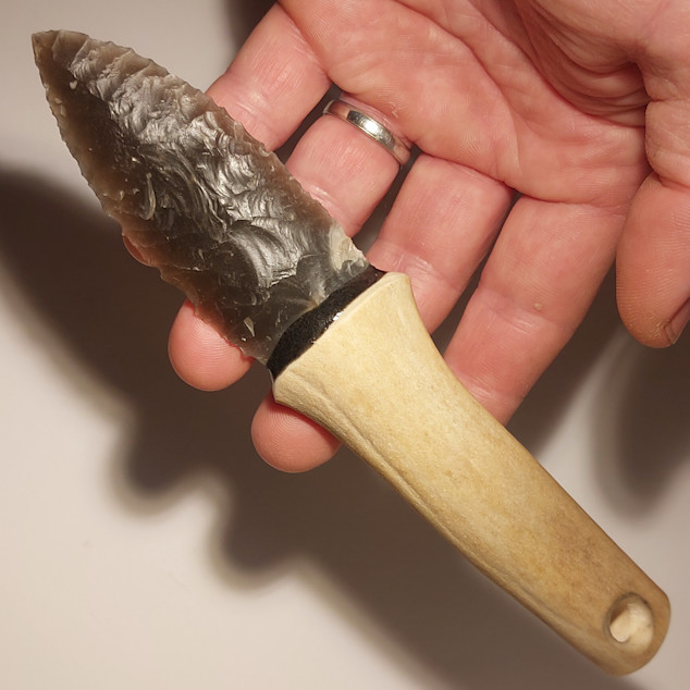 Pazourkový nůž – Sobí paroh 4