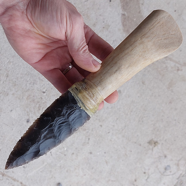 Pazourkový nůž – Sobí paroh 3