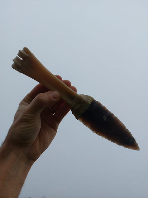 Pazourkový nůž – Dýka Jelení kost