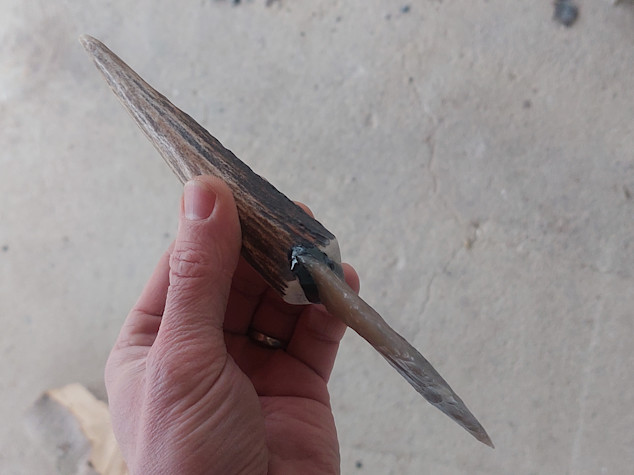 Pazourkový nůž – Jelení paroh 4