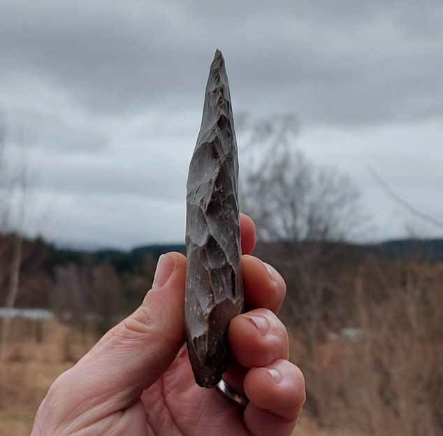 Pěstní klín – Pěstní klín z kropenatého silicitu