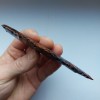 Pazourkový nůž – Červený obsidián - nůž s řapem náhled