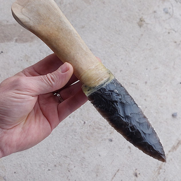 Pazourkový nůž – Sobí paroh 3