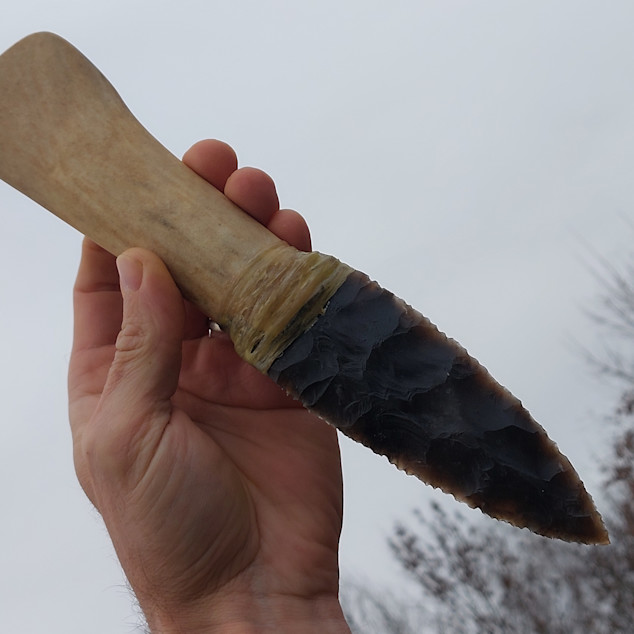 Pazourkový nůž – Sobí paroh 3