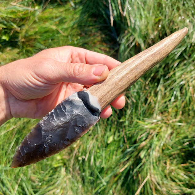 Pazourkový nůž – Jelení paroh 2