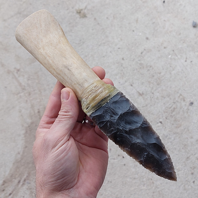 Pazourkový nůž – Sobí paroh 3