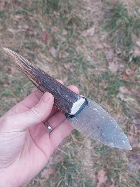 Pazourkový nůž – Jelení paroh 4