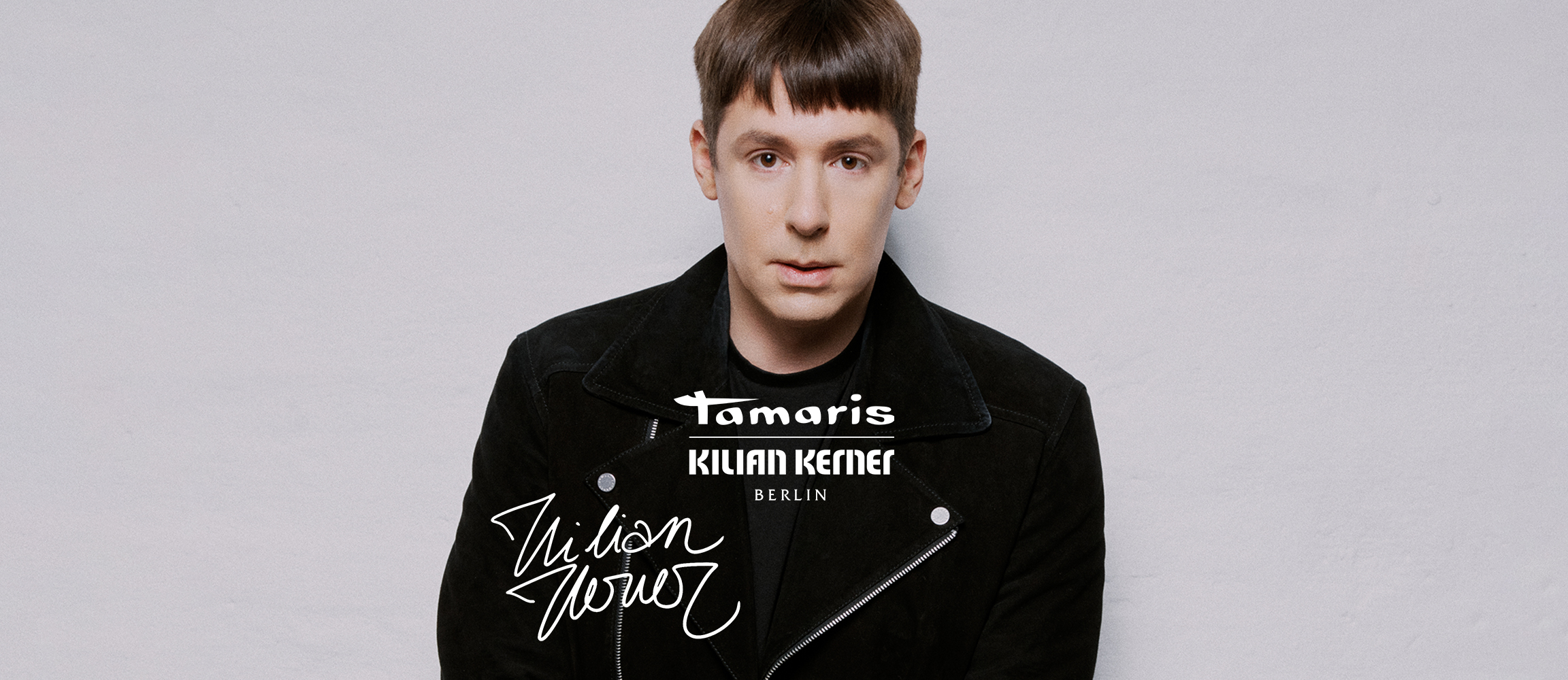 Portrait of Berlin-based designer Kilian Kerner against a light background