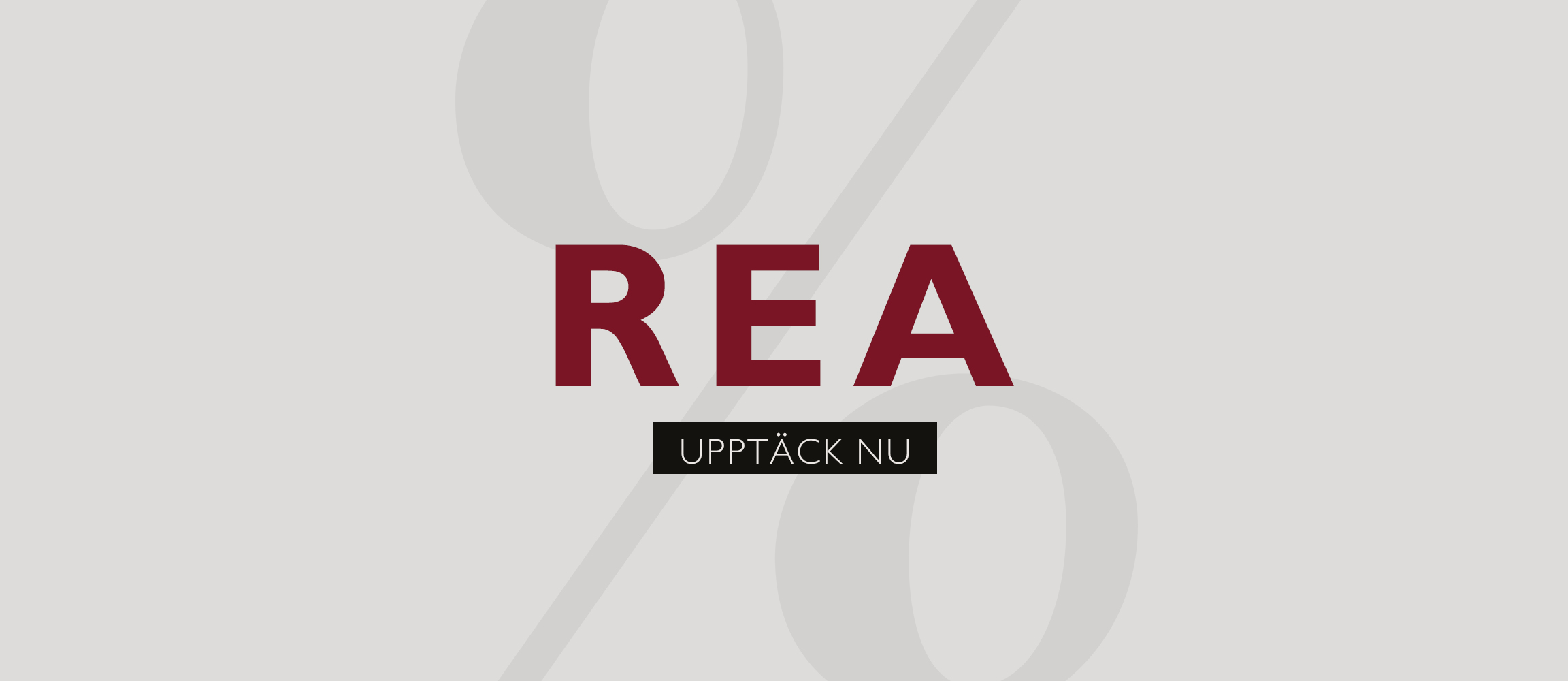 Reklambanner med texten SALE i m&ouml;rkr&ouml;tt och en svart knapp med texten Shoppa nu p&aring; ljusgr&aring; bakgrund.
