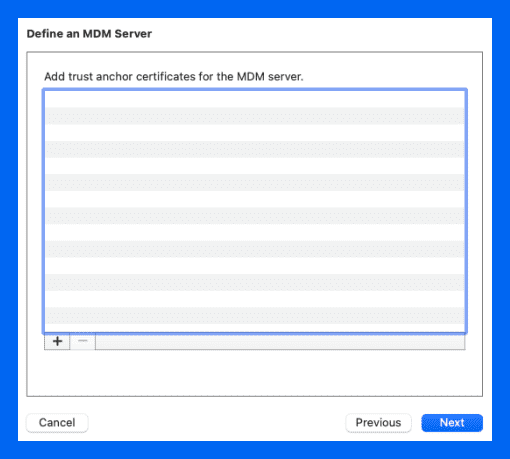 At the certificates window, click Next.
