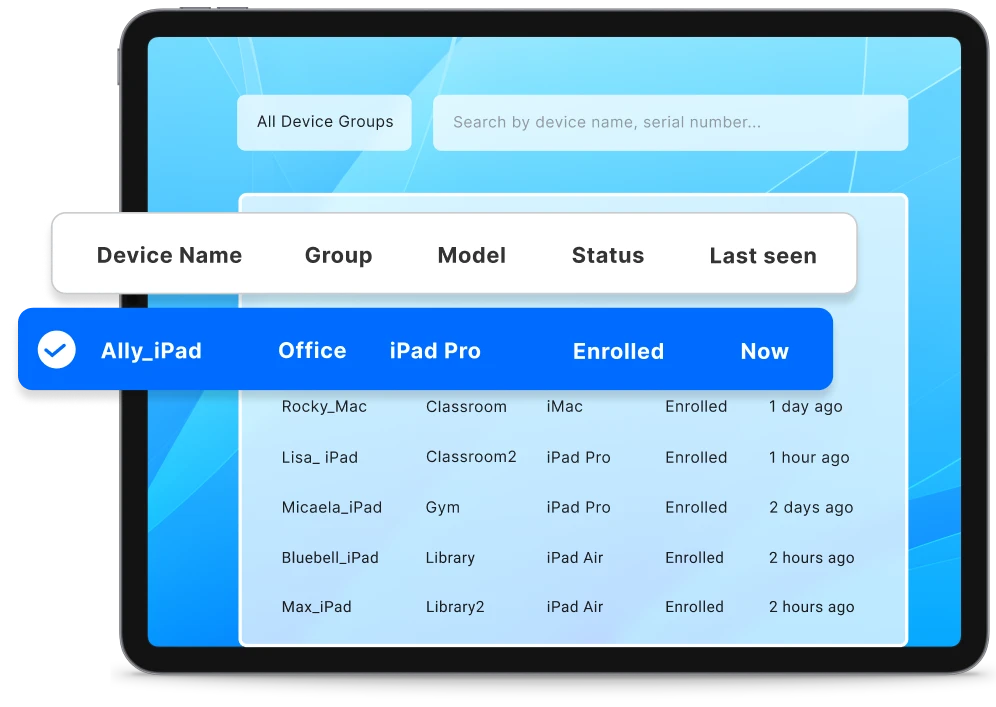 device enrollment and deployment illustration