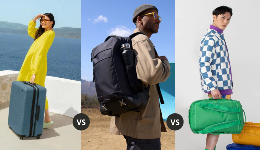 Away vs. Timbuk2 vs. Baboon To The Moon - Travel Bags For Any Trip