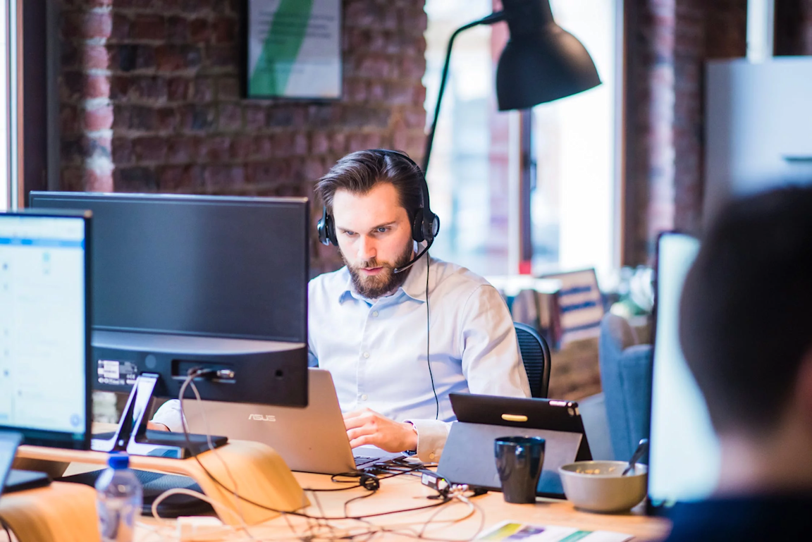 stock image office