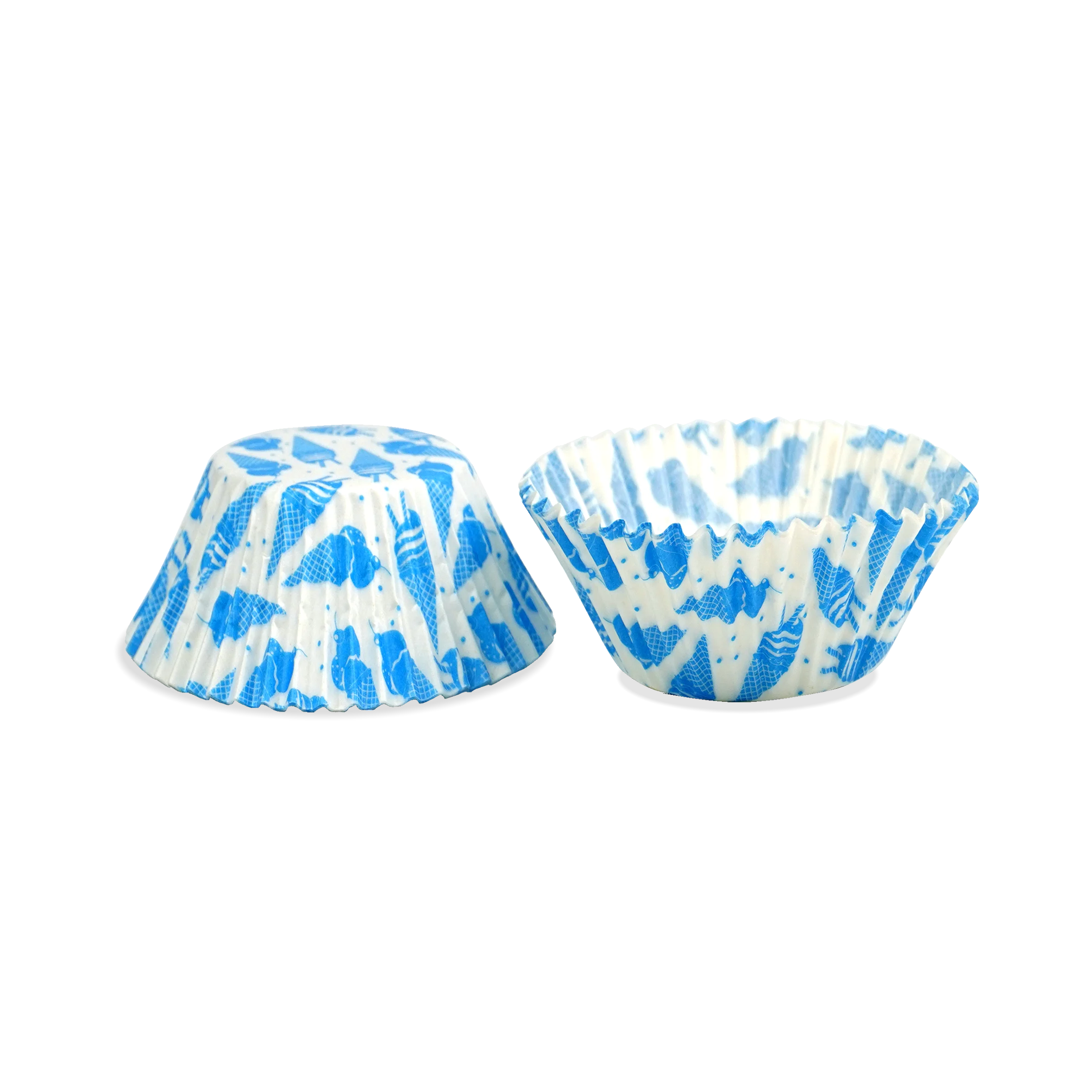 blue ice cone