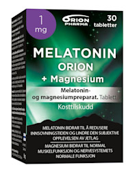 innsovningstabletter melatonin anbefaling