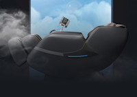 IWAO Nova med 2025-teknologi â 8D massasjestol â Svart