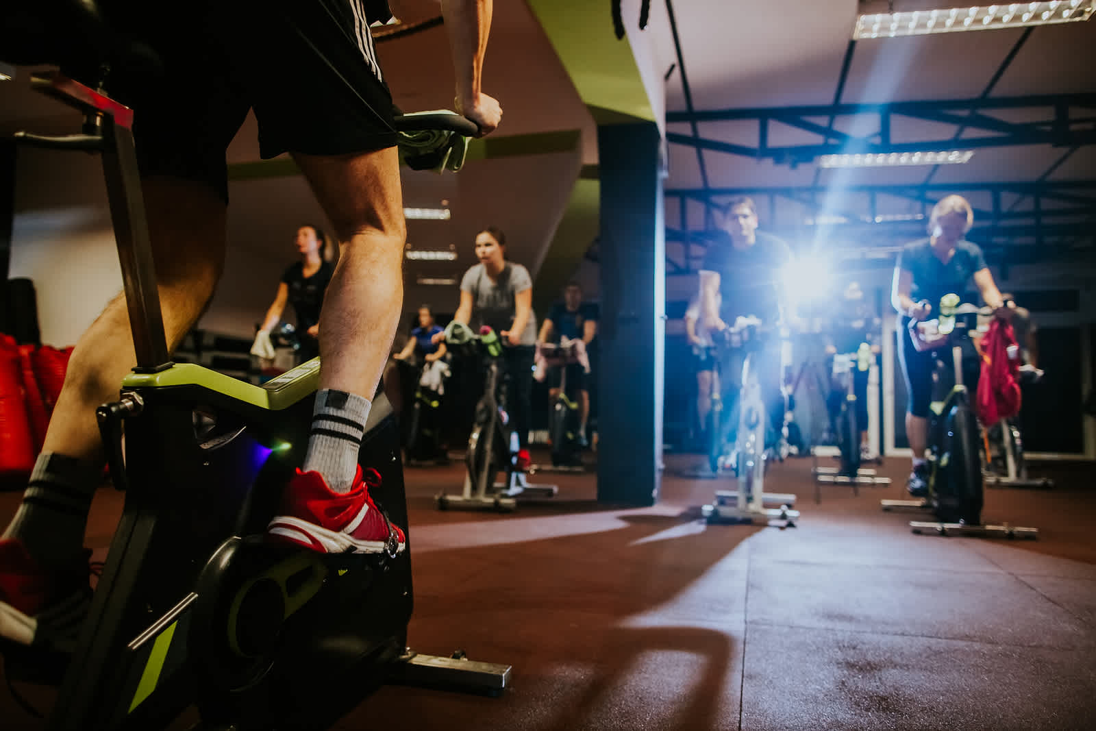 Trening pÄ ergometersykler i studio