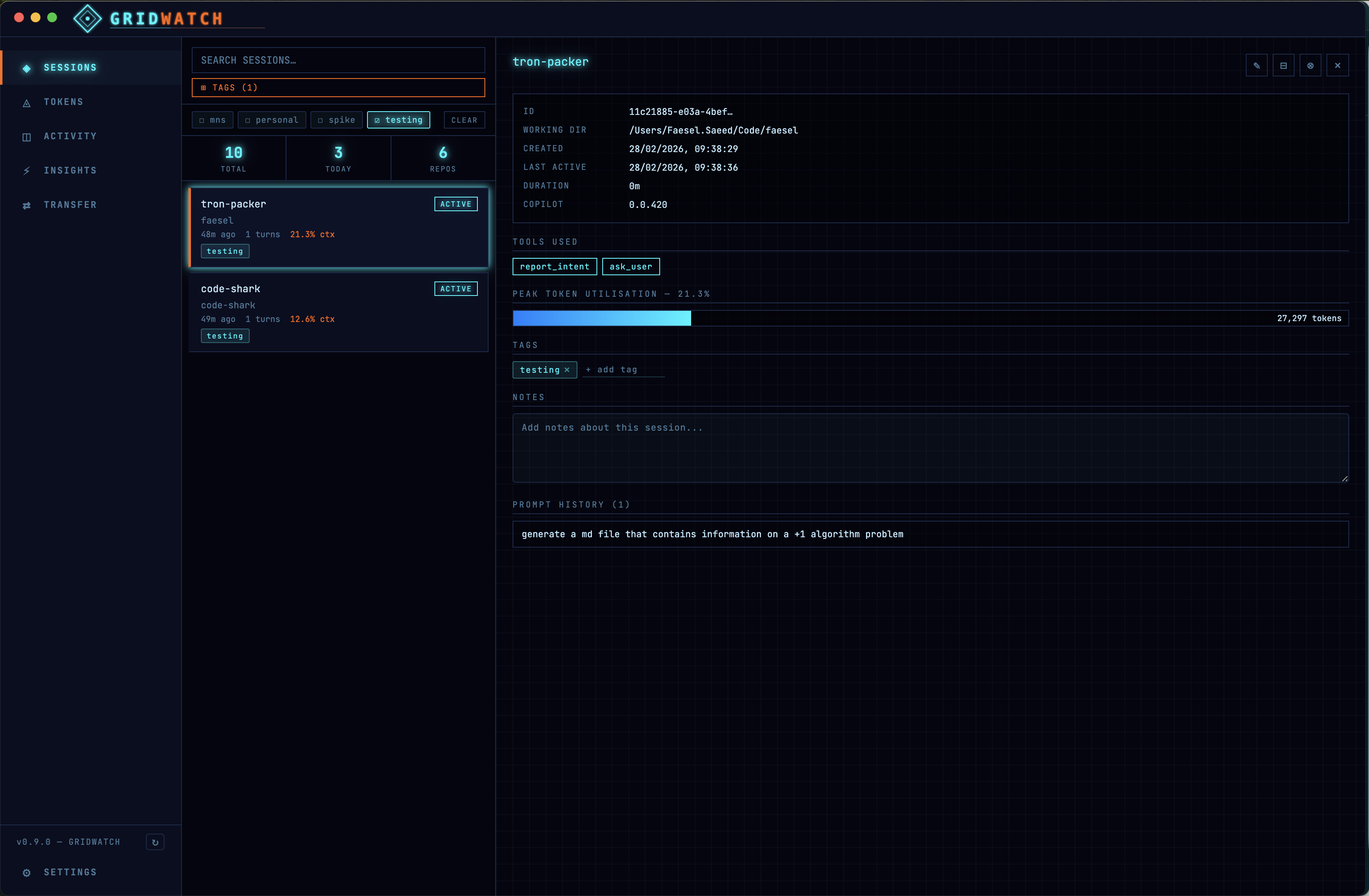 Building GridWatch — A Dashboard for GitHub Copilot CLI Sessions