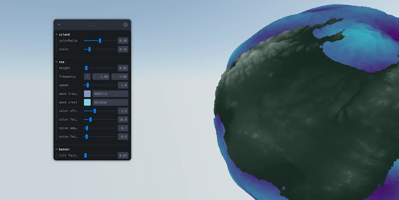 Rendered geo data of Mallorca