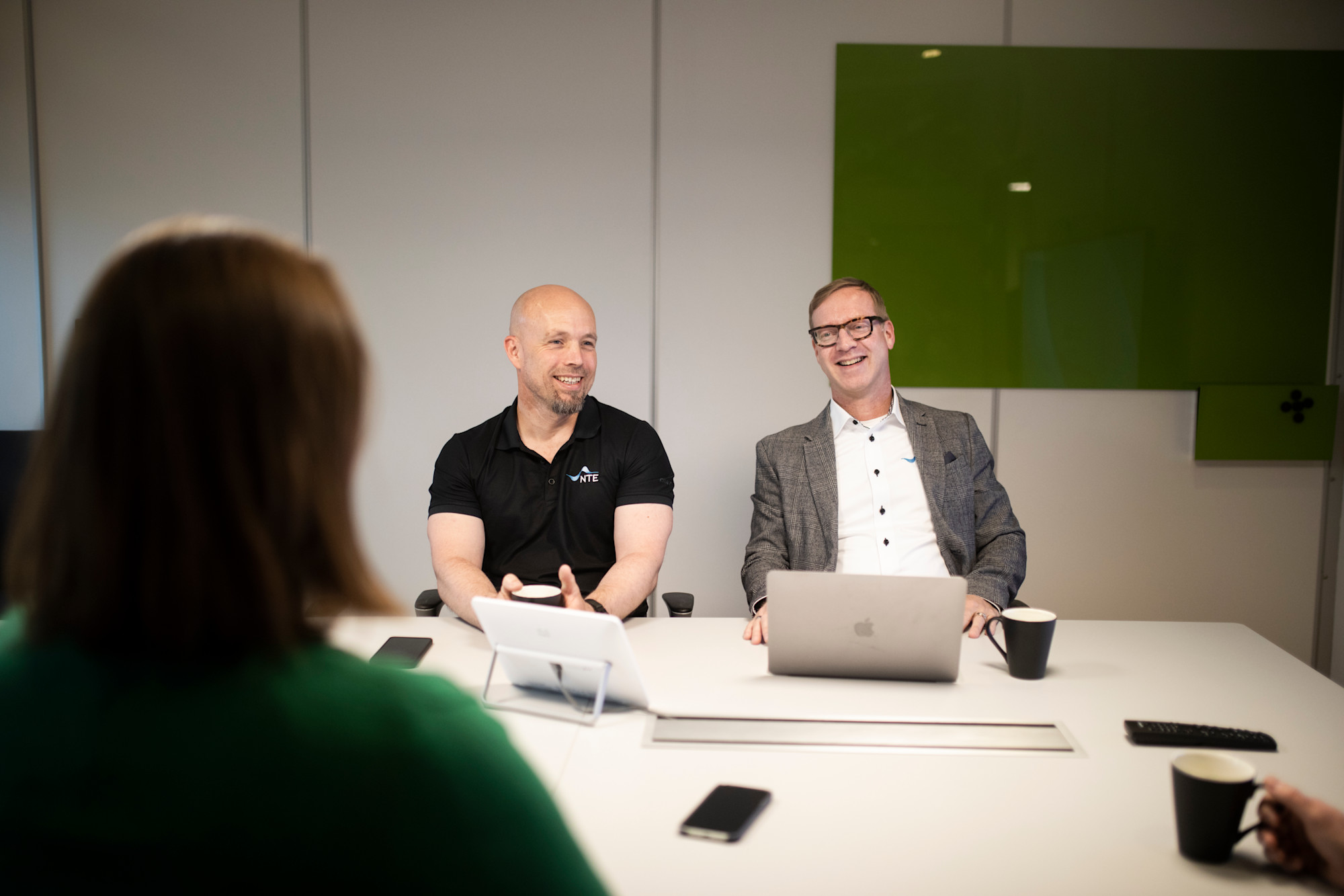 Bilde av rådgivere for telekom bedrift Stian Kilaas og Erik Jensen
