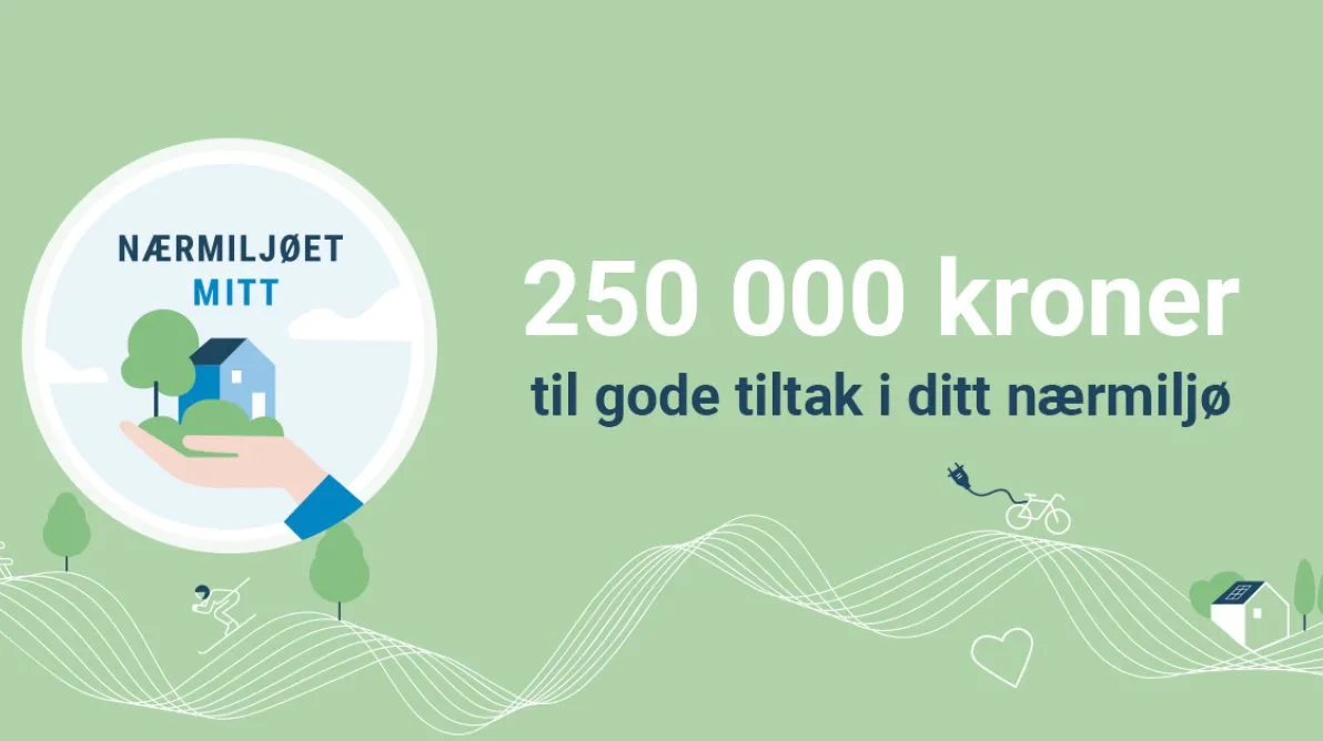 Gode tiltak 250 000 kroner til gode tiltak i ditt nærmiljø