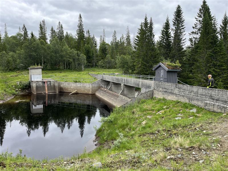 Dam ved Funna Kraftverk