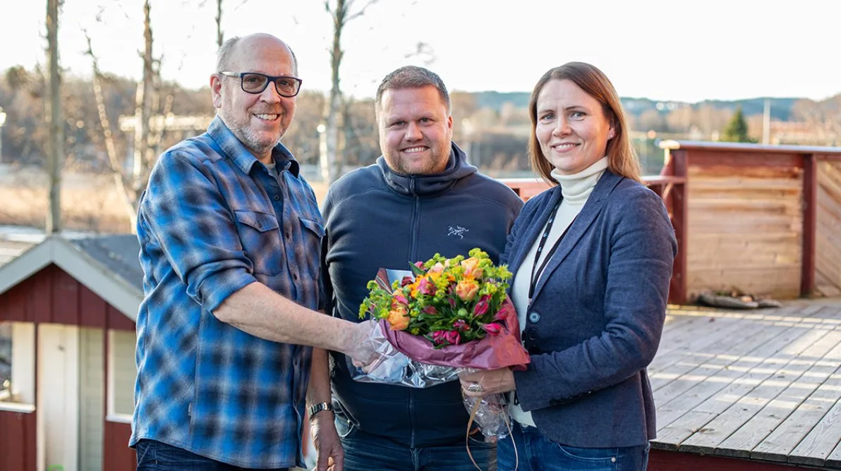5000 takk til Frode Reimund Geving på Stjørdal er strømkunde nr 80.000 til NTE