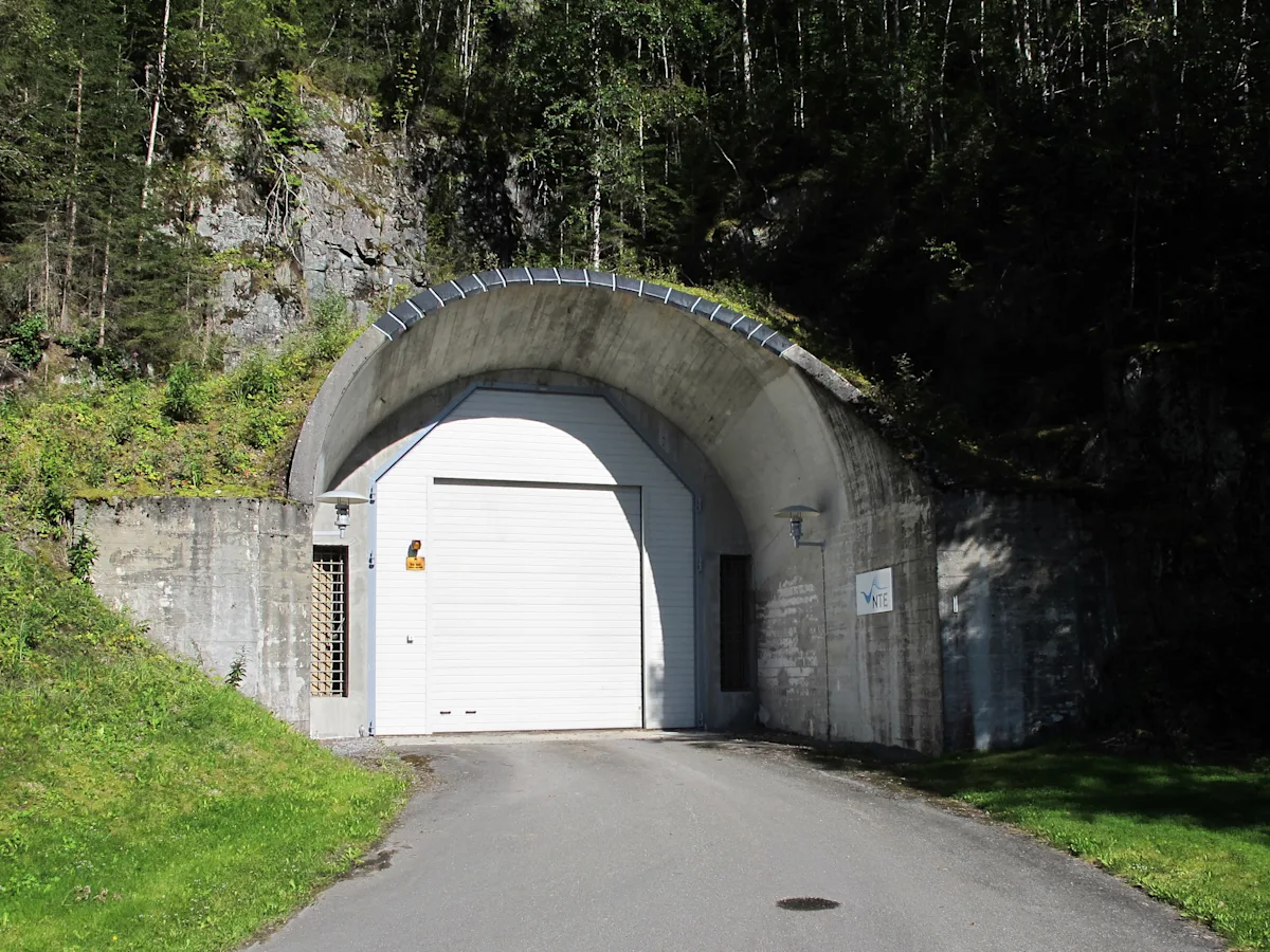 Bogna kraftverk Porten til Bogna kraftverk