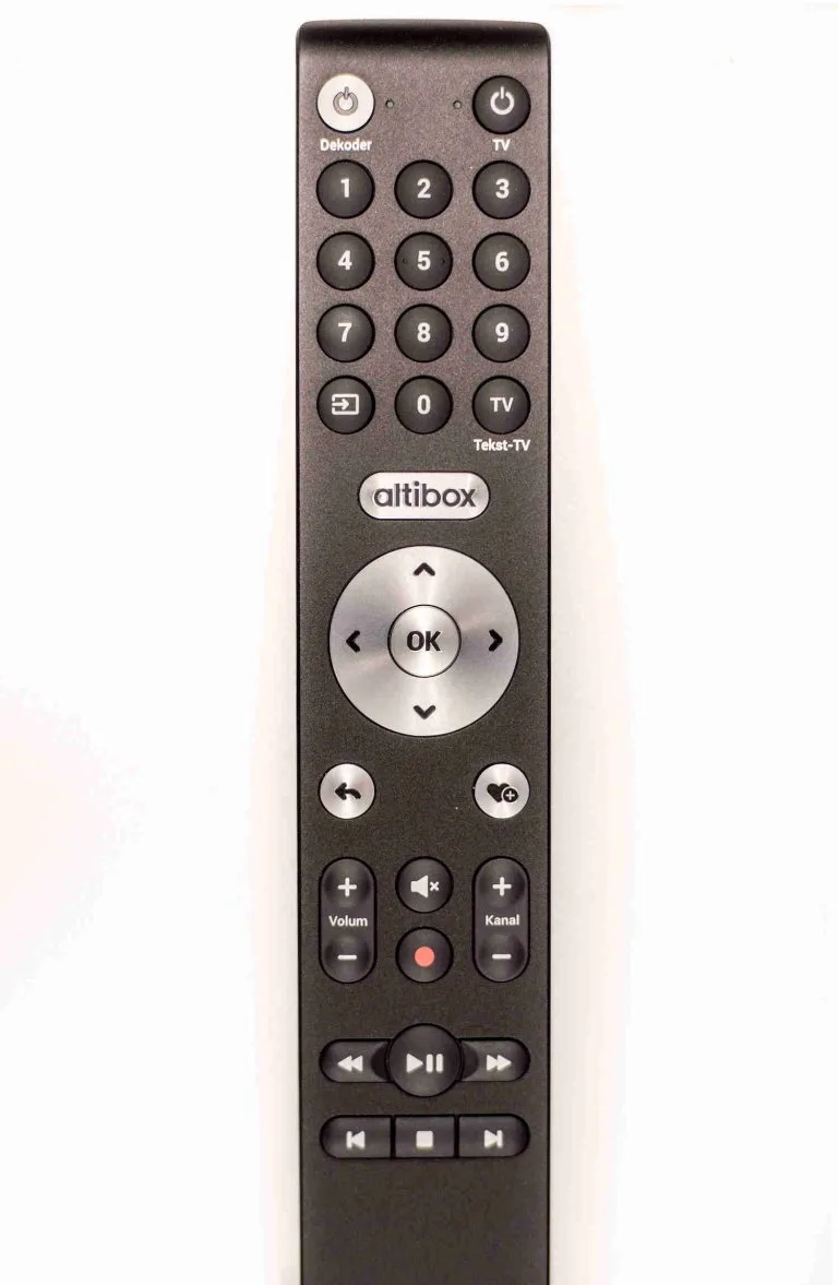 Altibox fjernkontroll En Altibox fjernkontroll