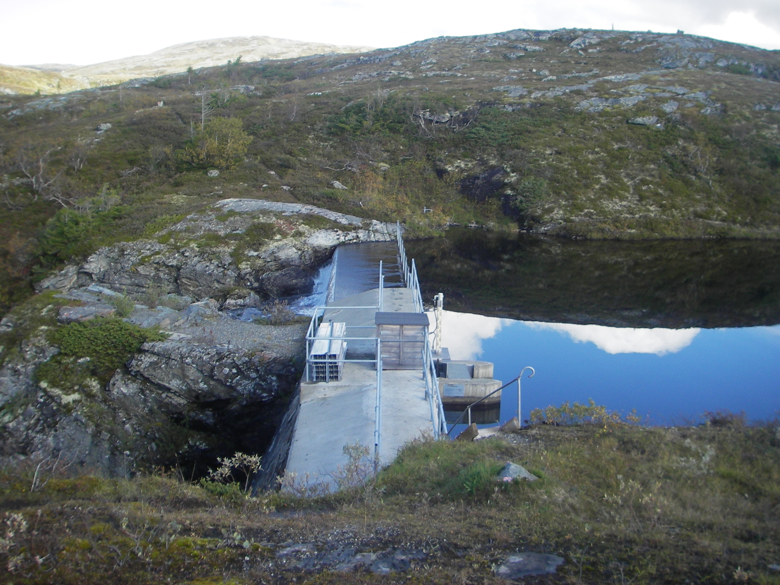 Reguleringsdammen ved Skurdalssjøen