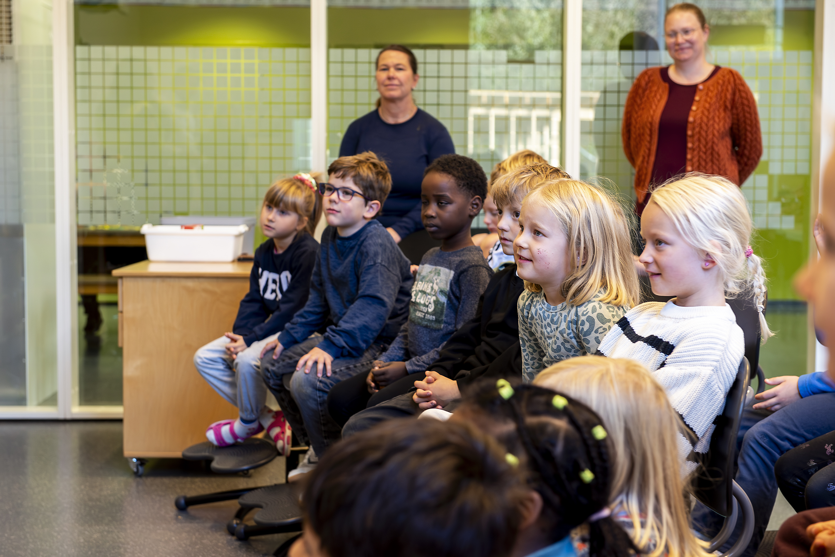 Førsteklassingene på Sakshaug