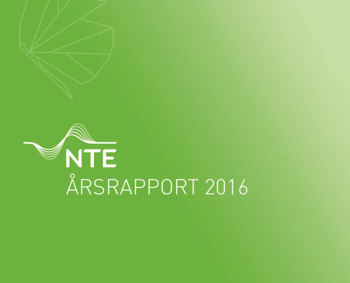 Cover NTE årsrapport 2016 Cover NTE årsrapport 2016