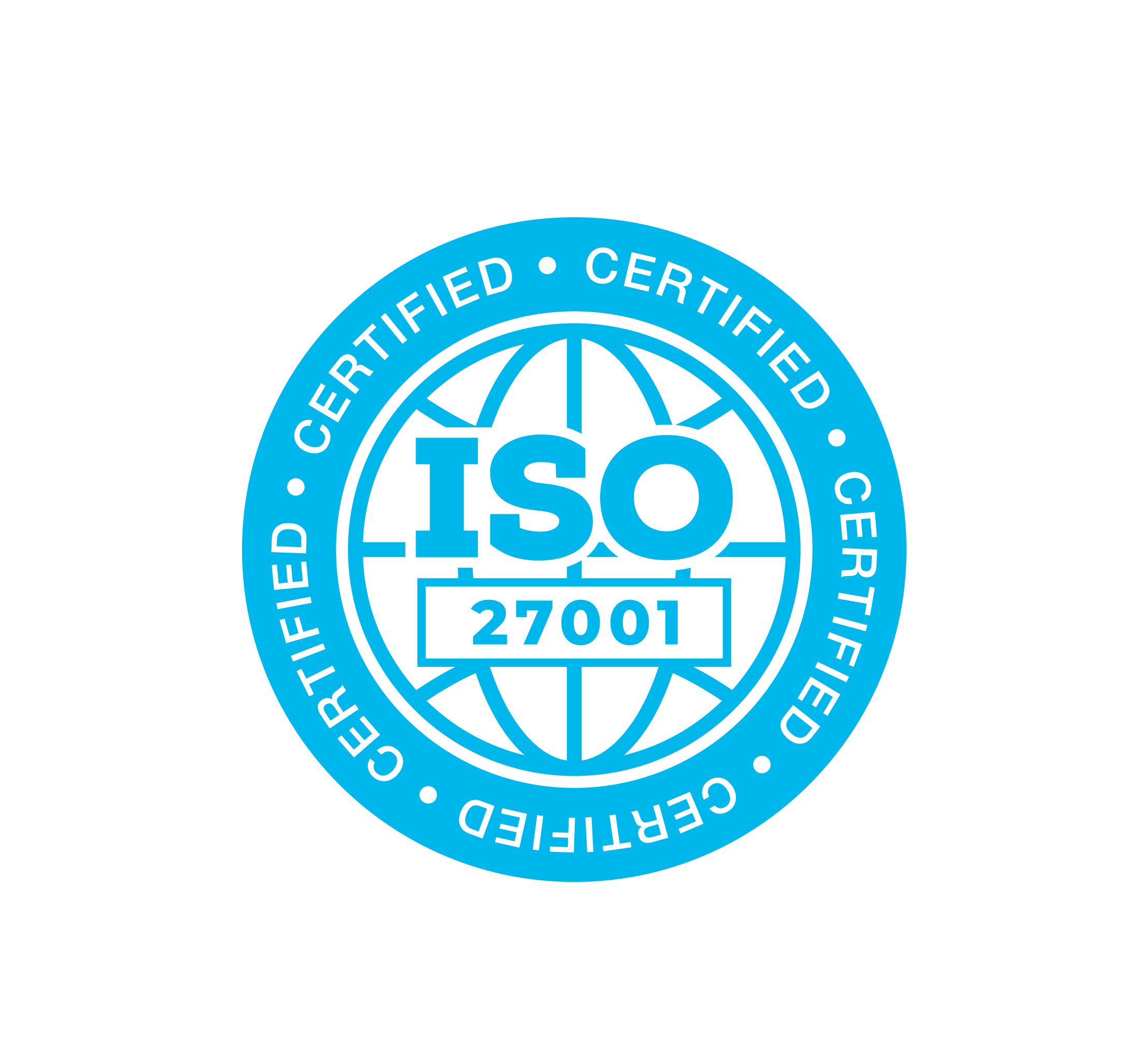 Bildet viser logoen til ISO-27001