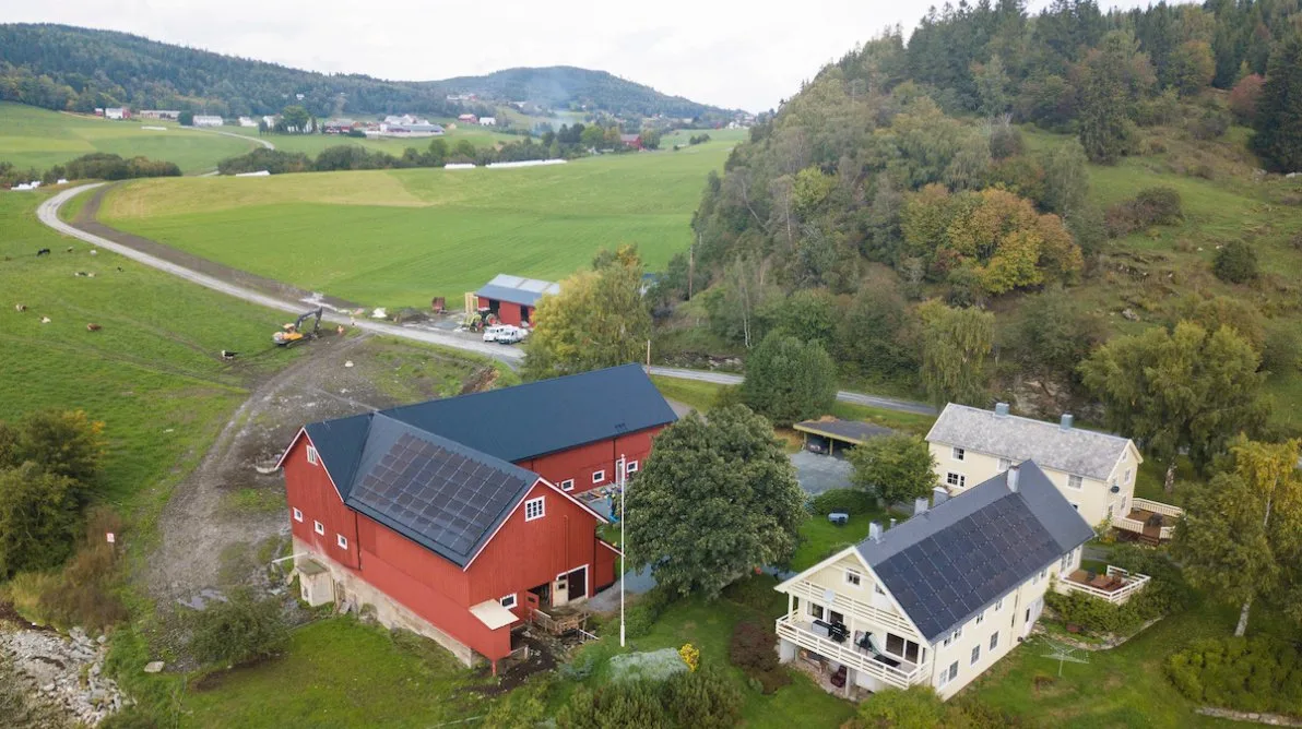 Ytterøy gård Bilde av gården til Tor Ivar Barstad i Ytterøy, Trøndelag