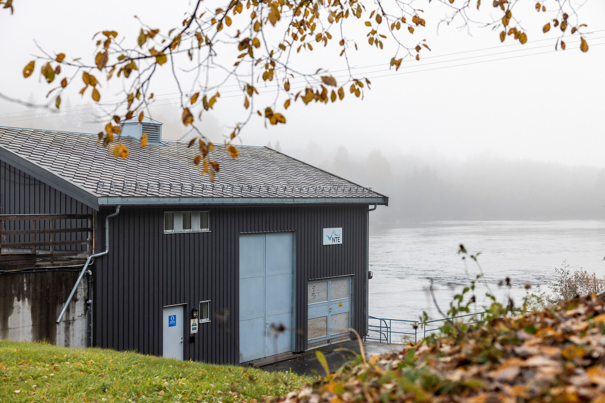 Sundfossen kraftstasjon kraftstasjon fra utsiden