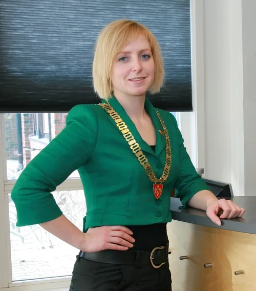 ida stuberg Kvinne med ordførerkjede
