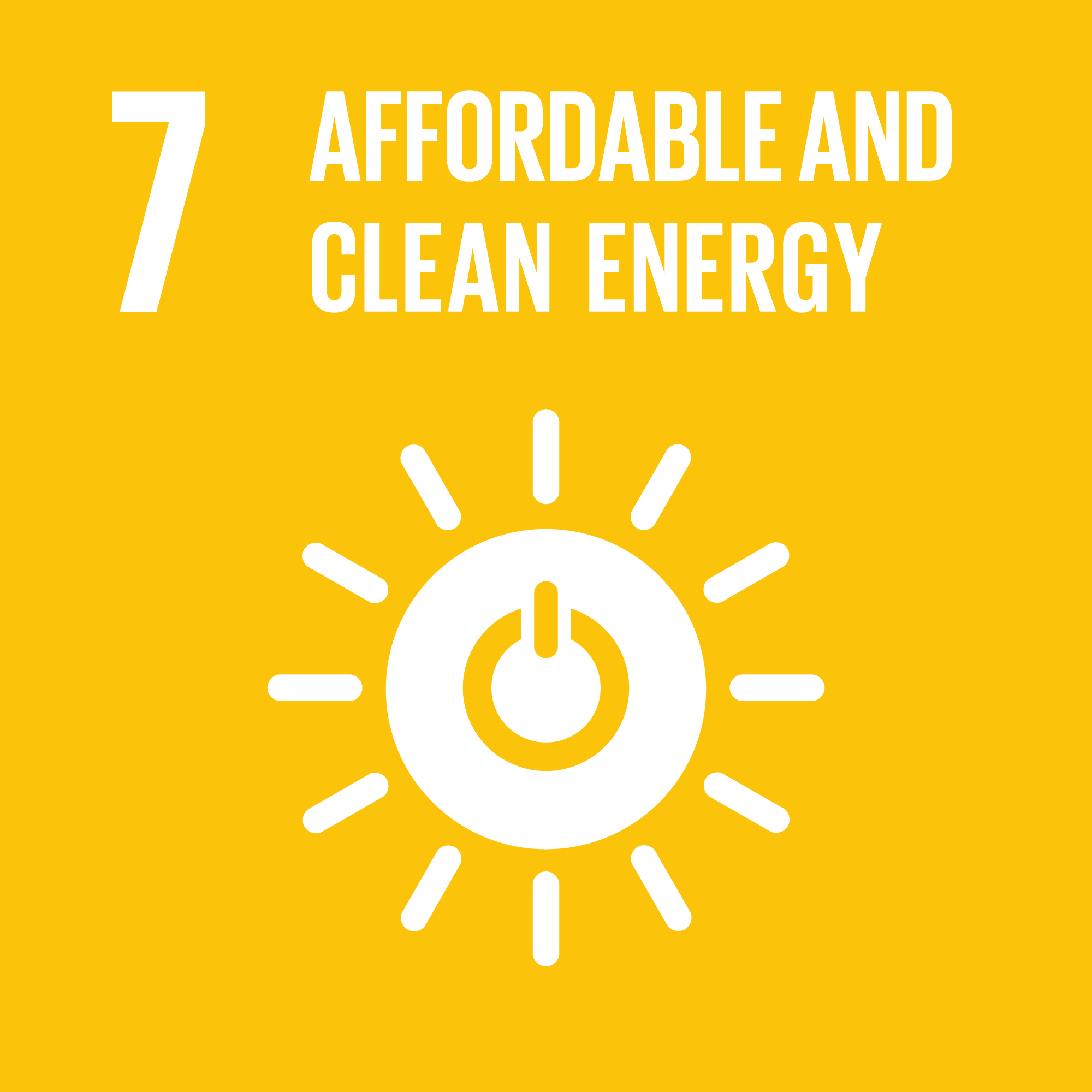 7 - Affordable and clean energy