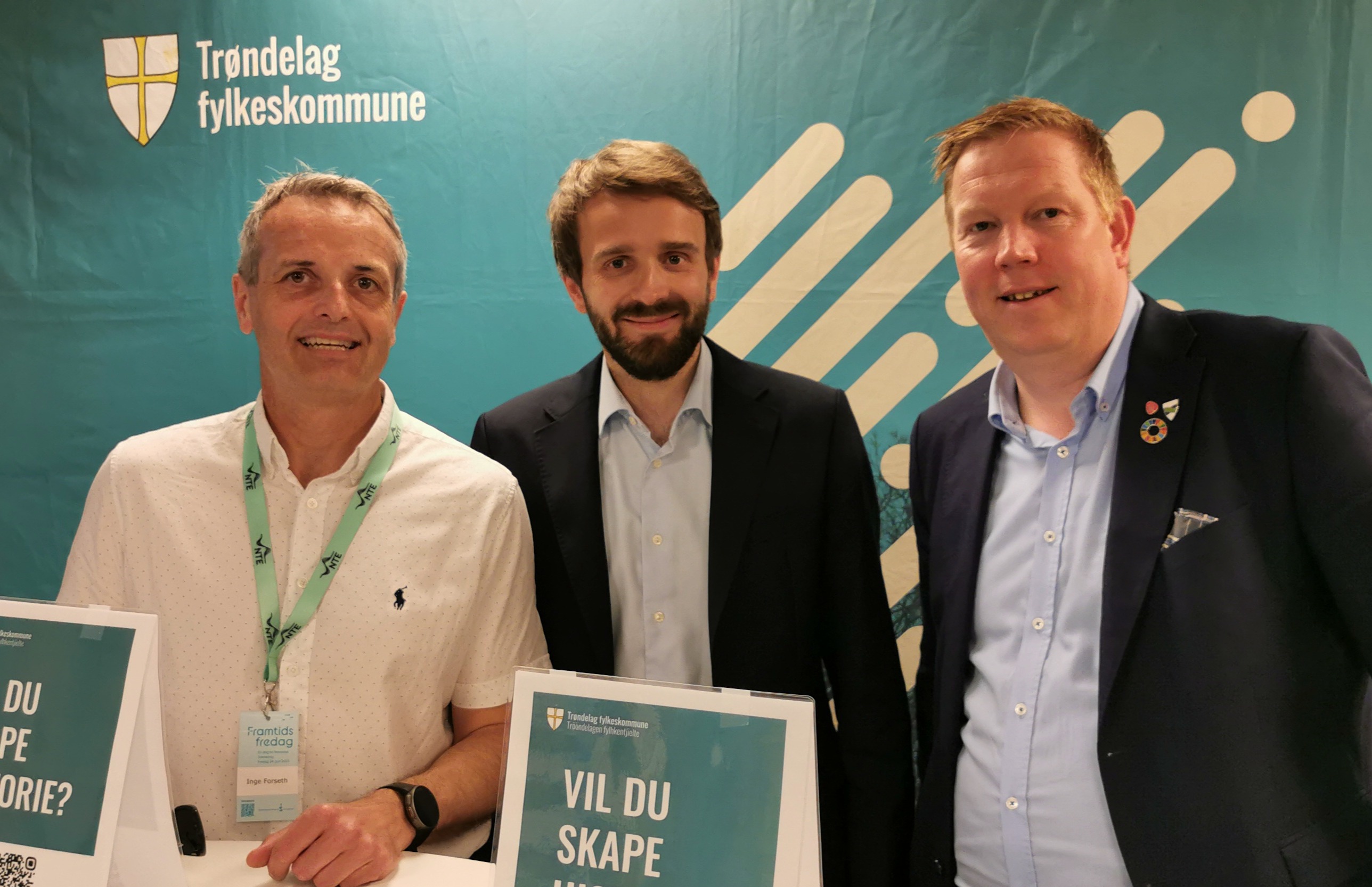 Inge Forseth, Jan Christian Vestre og Amund Helleso på Framtidsfredag