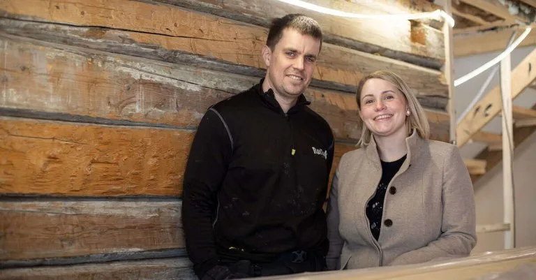 hildeogmorten2 Smilende mann og dame