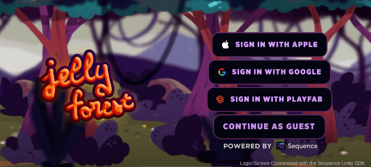 Jelly Forest guest login