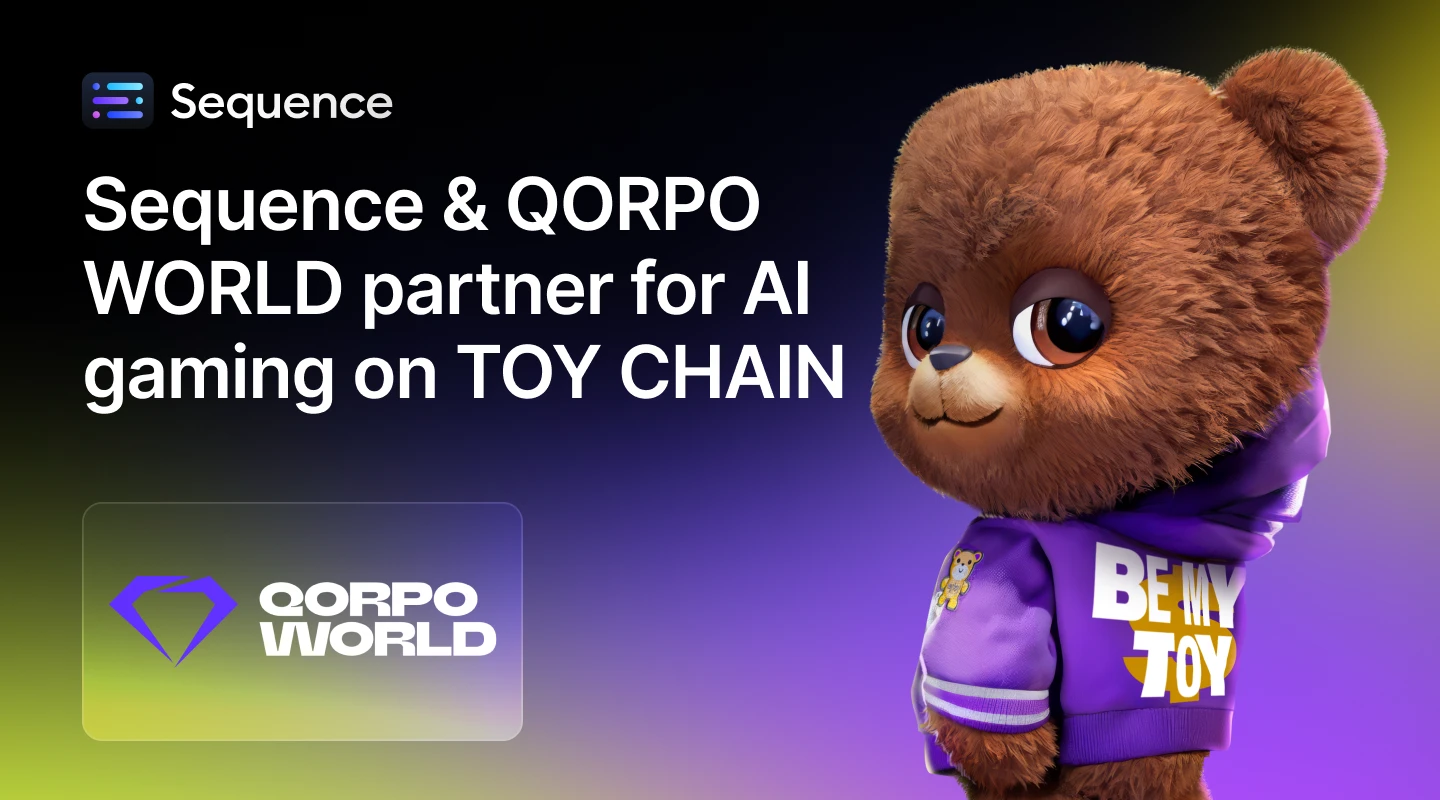 Sequence & QORPO WORLD partner for AI gaming on TOY CHAIN