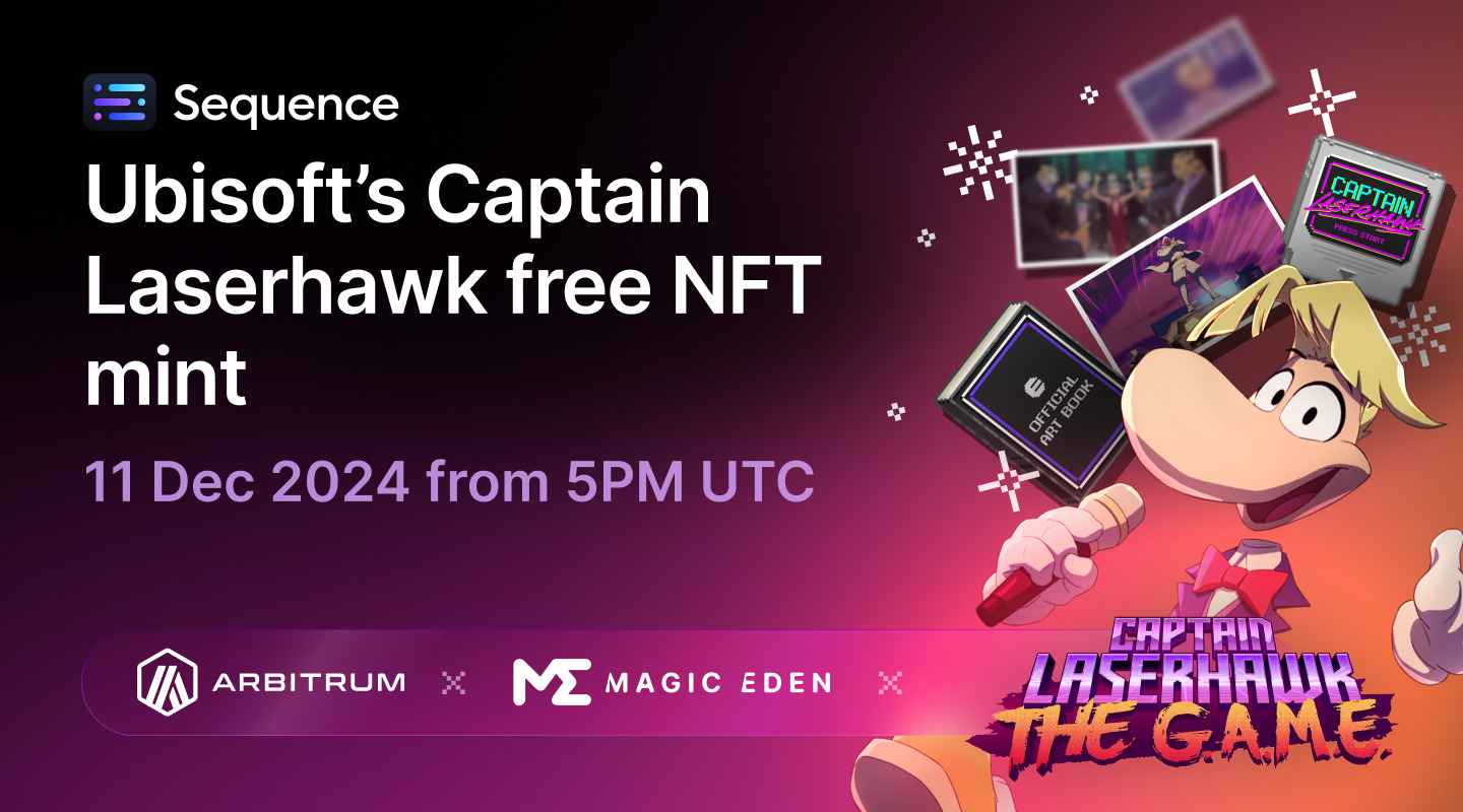 Sequence powers Ubisoft's Captain Laserhawk free NFT mint