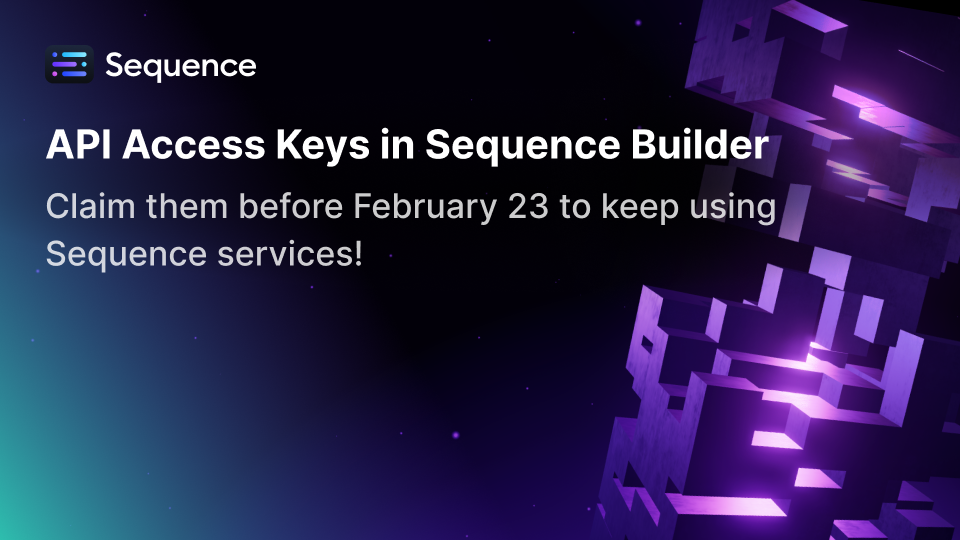 API Access Keys in Sequence Builder