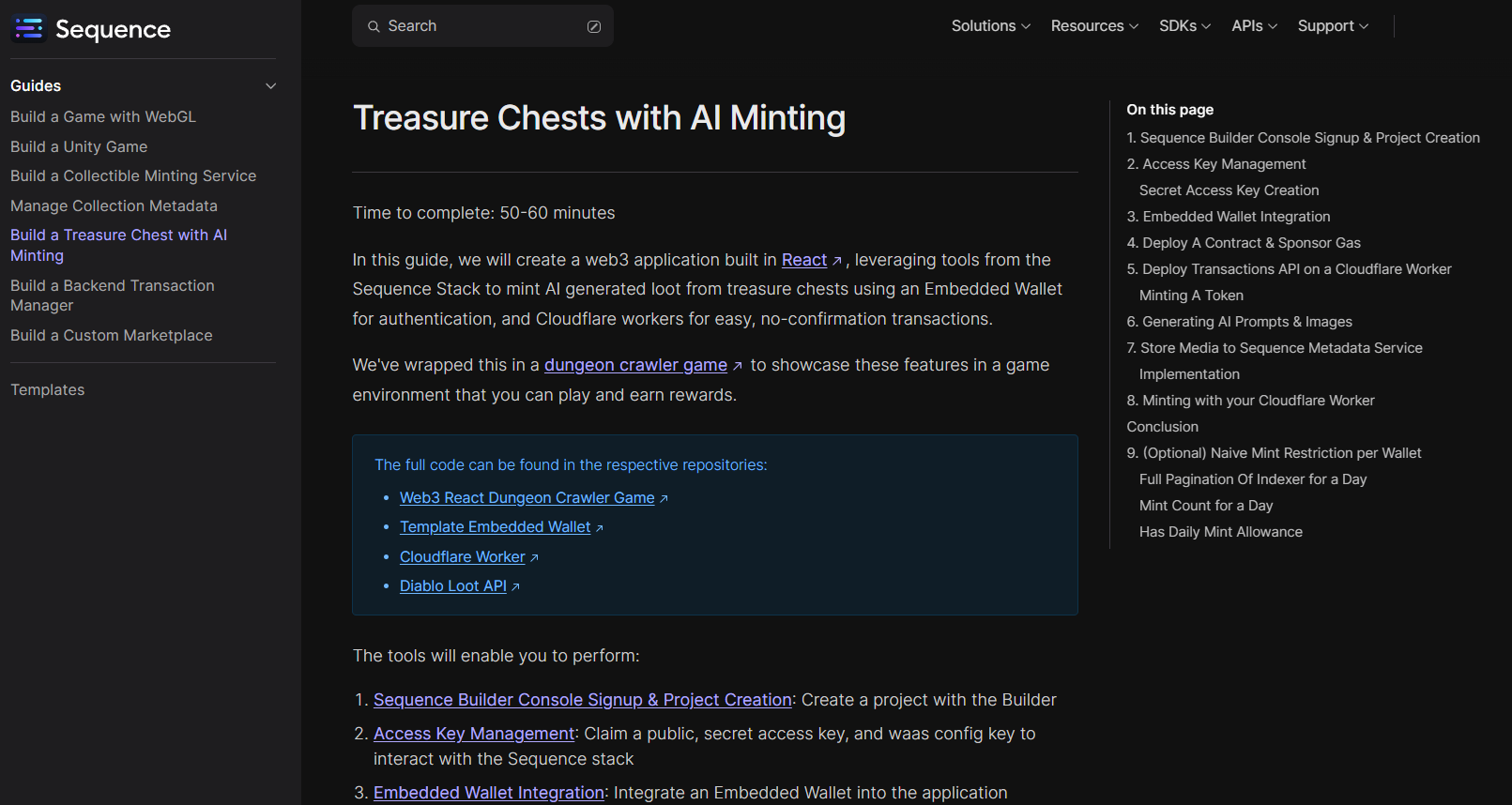 Treasure Chests with AI Minting