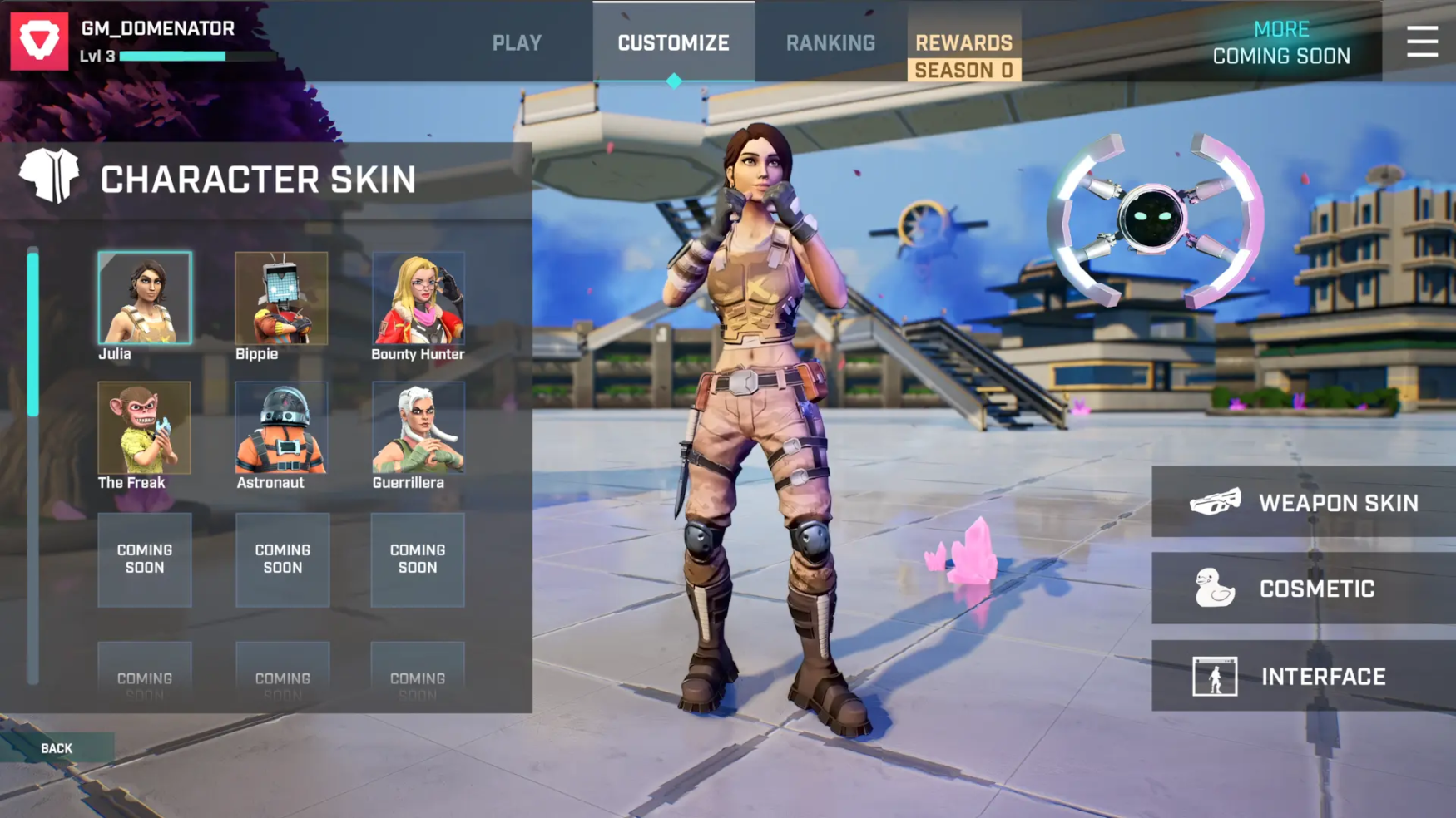 Domenation skins