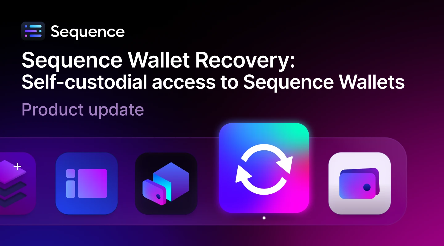 Sequence Recovery Wallet: Complete self-custodial access to Sequence Wallets